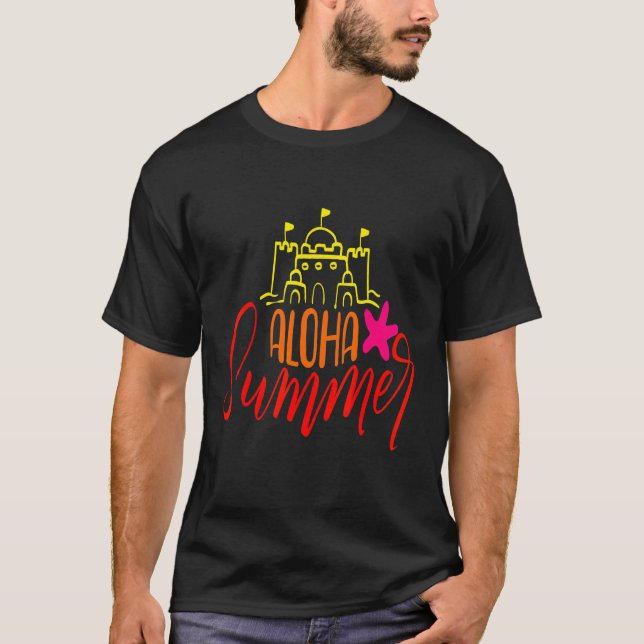 Aloha Summer T Shirt (Framsida)