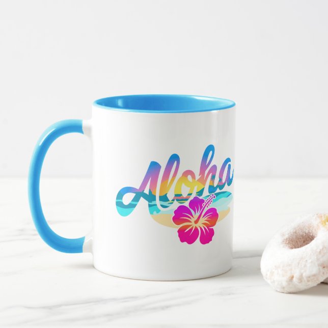 Aloha Summer T-Shirt Mugg (Med munk)