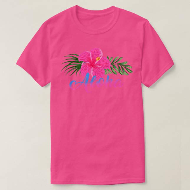 Aloha Summer Vacation Hawaii Aloha Älskare Women M T Shirt (Design framsida)