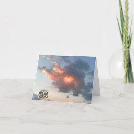 Aloha Sunset Blank Greeting Card Tack Kort