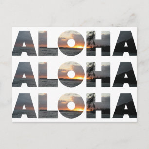 Aloha Sunset Vykort