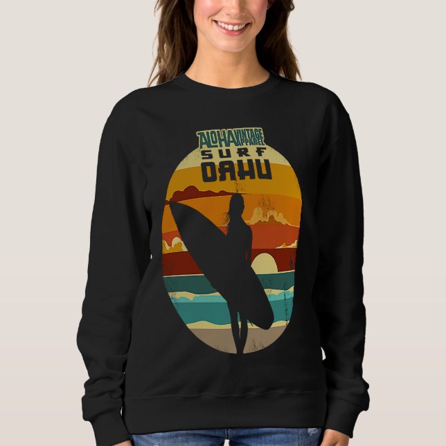 Aloha Surf Surf Oahu Version2 T Shirt (Framsida)
