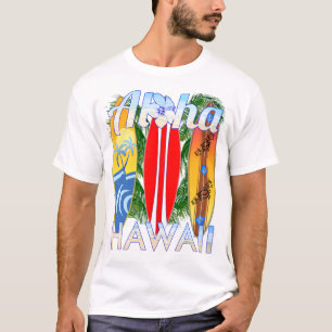 Aloha surfa för Hawaii öar T Shirt