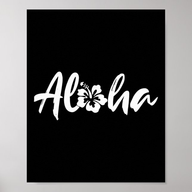 Aloha surfbräda poster (Framsidan)