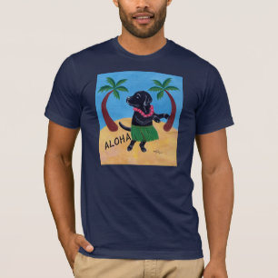 Aloha svart lab t-shirt