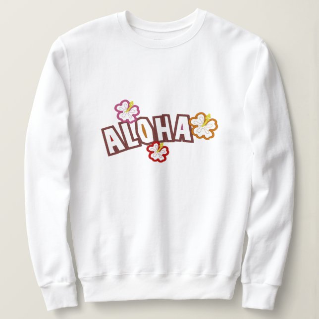 Aloha Sweatshirt Tröja (Design framsida)