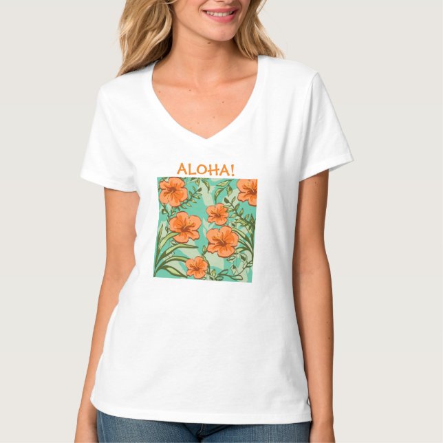 Aloha! T-Shirt (Framsida)