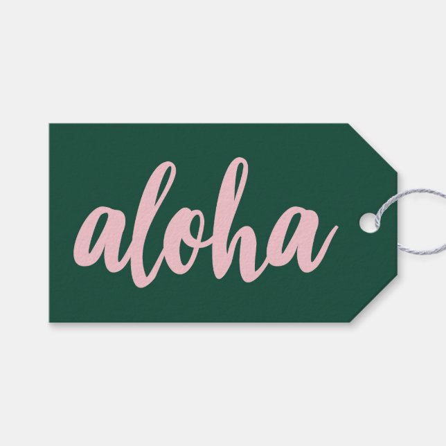 Aloha Tack Presentetikett (Framsidan (Horisontell))