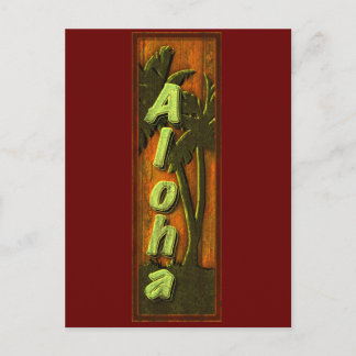 Aloha-tecken Vykort