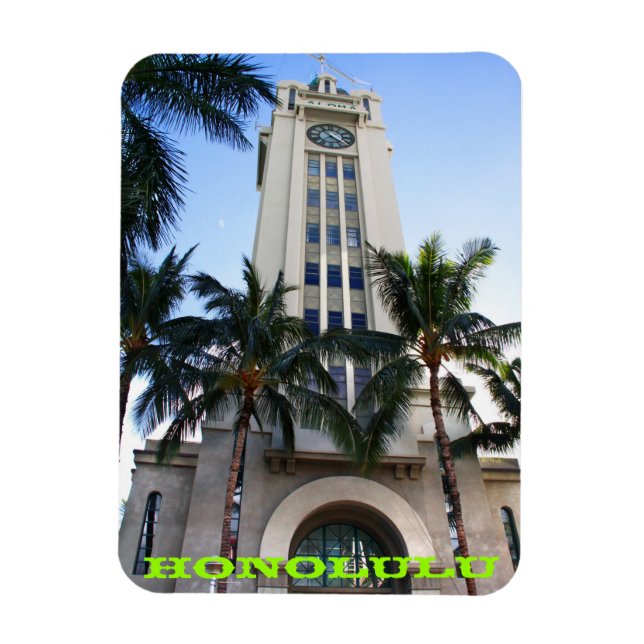 Aloha Torn Magnet: Honolulu, O'ahu, Hawai'i Magnet (Vertikal)
