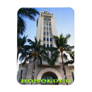 Aloha tornmagnet:: Honolulu O'ahu, Hawai'i Magnet