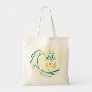 Aloha Tote Bag Allt jag behöver är Aloha (blank Tygkasse
