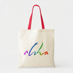 Aloha - Tropical Hand Lettering - Hawaii Hawai'i Tygkasse