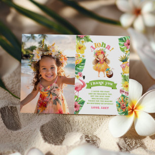 Aloha Tropical Hawaii luau-fototackkort Inbjudningar