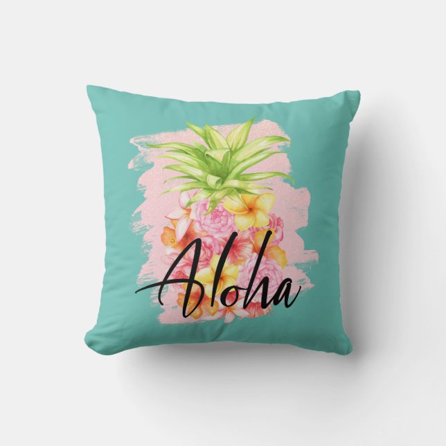 Aloha Tropical Home Decor Kudde (Framsida)