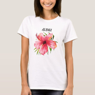 Aloha Tropical Island Paradise Handflatan och Flow T Shirt