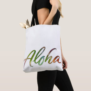 Aloha - Tropical Lettering - Hawaii Hawai'i Nature Tygkasse