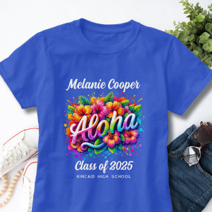 Aloha Tropical Luau Examen T Shirt