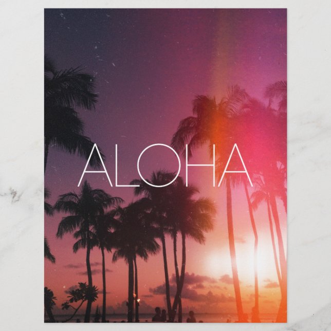 Aloha Tropical Night (Framsida)
