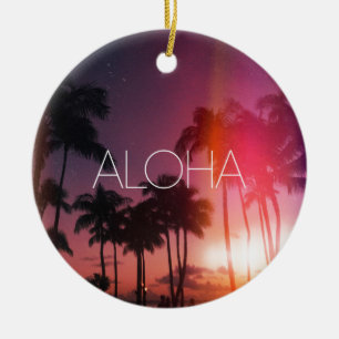 Aloha Tropical Night Julgransprydnad Keramik