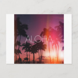 Aloha Tropical Night Vykort