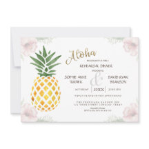 Aloha Tropical Pineapple Beach REHEARSAL DINNER