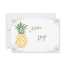 Aloha Tropical Pineapple Beach Wedding OSA