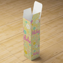 Aloha Tropical Presentask för Vinflaska - Summer P