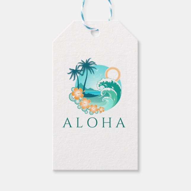 Aloha Tropical Presentetikett (Framsidan)