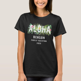 Aloha tropisk anpassningsbar för t shirt