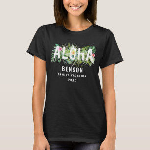 Aloha tropisk anpassningsbar för t shirt