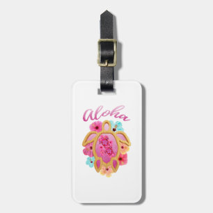 Aloha tropisk Honu havssköldpadda Bagagebricka