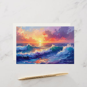 Aloha tropisk konst blank brevpapper
