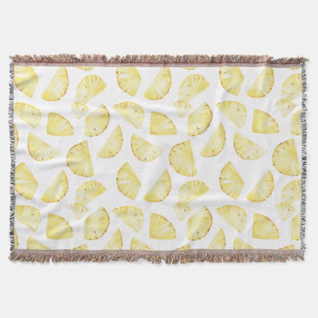 Aloha Tropiska Ananas Filt (Framsidan)