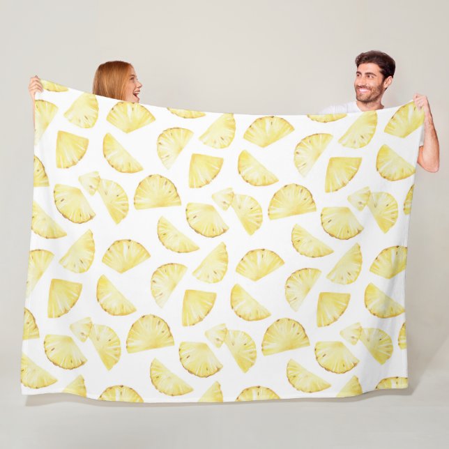 Aloha Tropiska Ananas Fleecefilt (På plats)