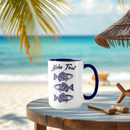 Aloha Trout-Blue Hawaiian Mugg