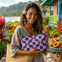 Aloha tryck tropisk