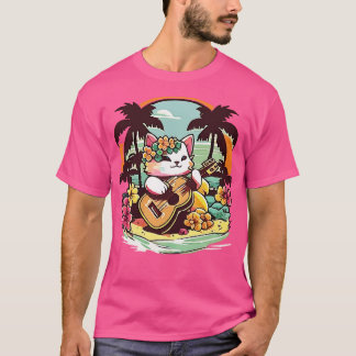 Aloha Ukulele Kattunge T Shirt