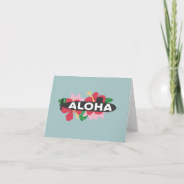 Aloha-undervattensanteckningskort Kort