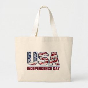 Aloha UUA Hawaiian Patriotic-stranden Bags Jumbo Tygkasse