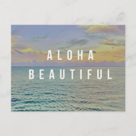 Aloha Vacker Haena Havs vykort