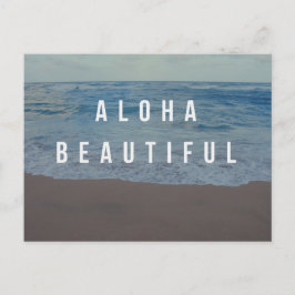 Aloha Vacker Strand Dag Postkort Vykort