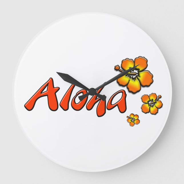 Aloha Väggtimme Stor Klocka (Framsida)