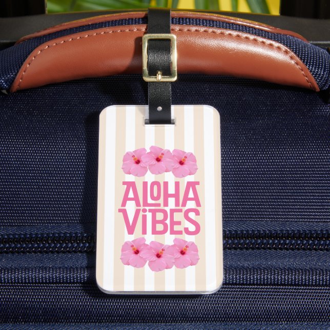 Aloha Vibes Bagage & Baggtagg Bagagebricka (Framsida Insitu 2)