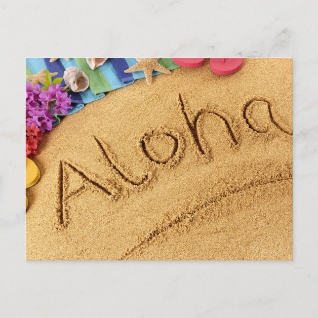 Aloha Vykort (Framsida)