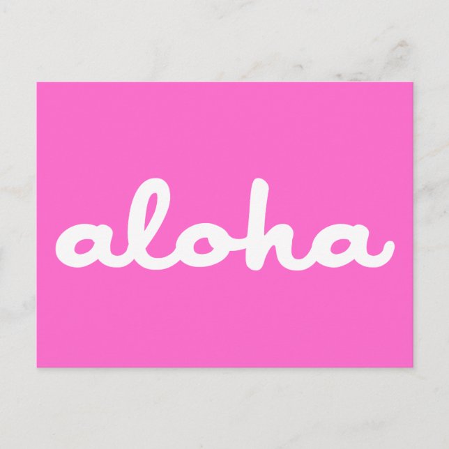 Aloha! Vykort (Framsida)
