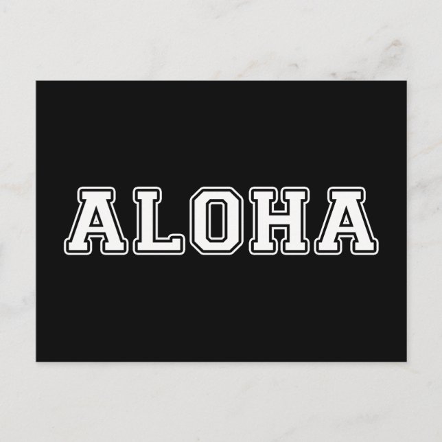 Aloha Vykort (Framsida)