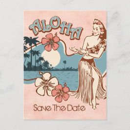 Aloha vykort för Hula flickaSTD