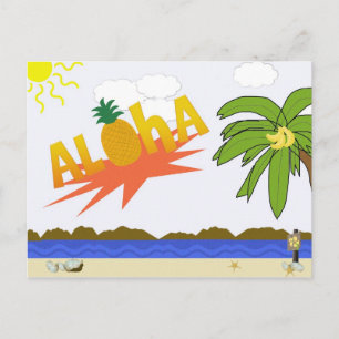 ALOHA-vykort Vykort