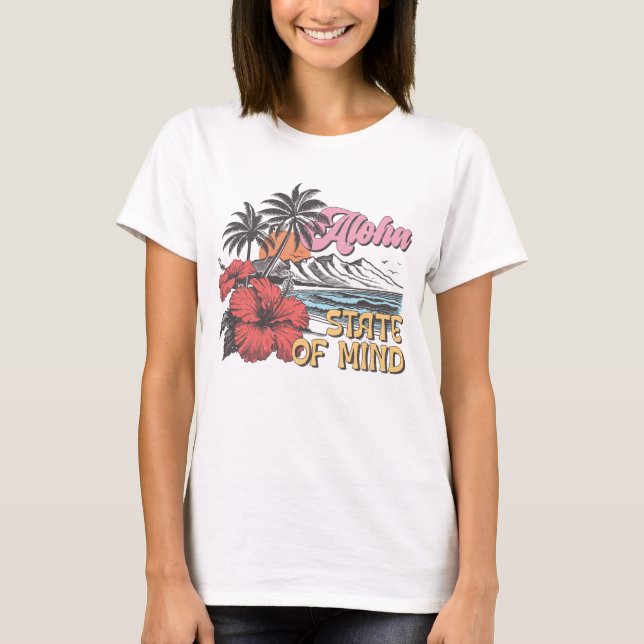 Alohas sinnestillstånd t shirt (Framsida)